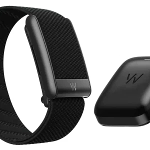 WHOOP 5.0 Peak noir avec bracelet SuperKnit et PowerPack sans fil